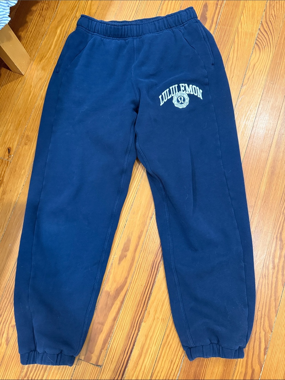 lululemon athletica Navy Blue Kids Joggers with Logo